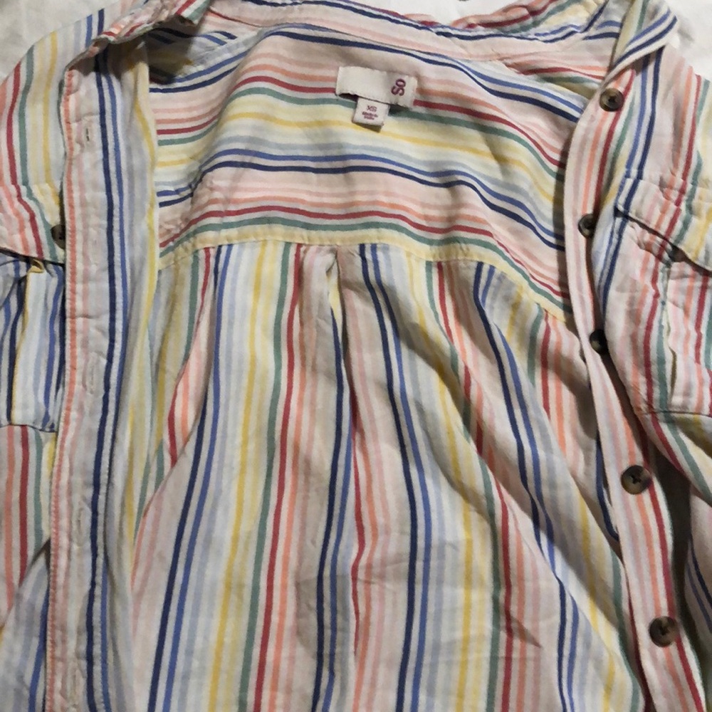 Striped Button Up
